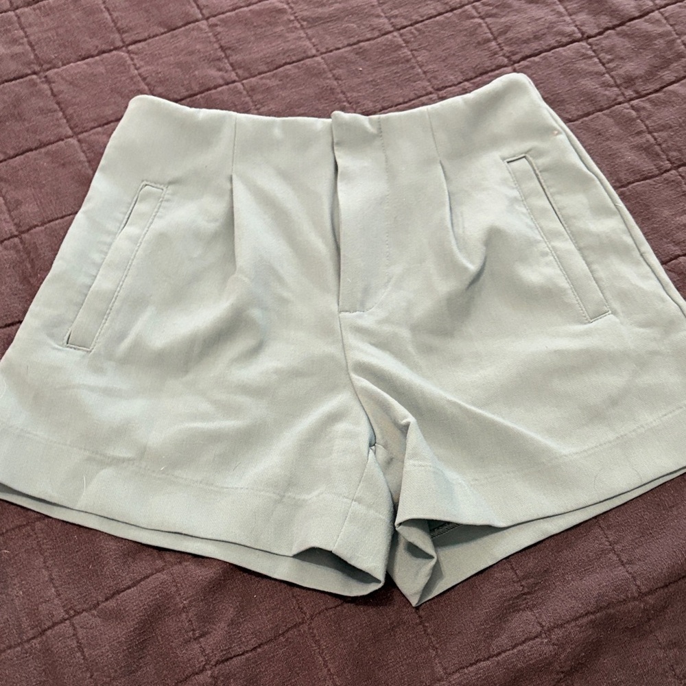 Women's Teal Dress Shorts